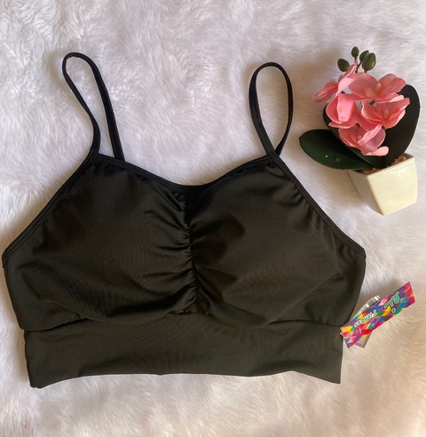 Top c/Bojo Franzido ( Preto )