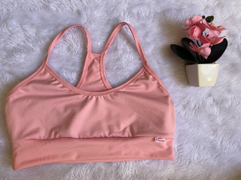 Top s/bojo Alça fina Nadador ( Rosa BB )