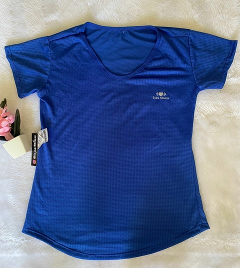 Blusa c/manguinha ( Azul Bic )