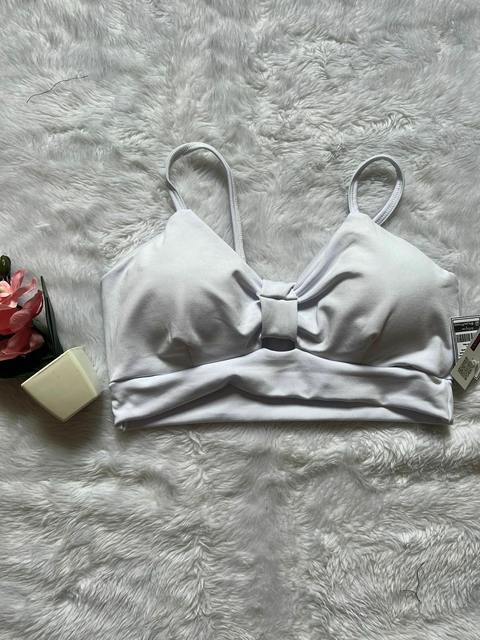 Top c/bojo Laço ( Branco )