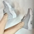 Tênis Feminino Knit Cinza