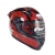 Capacete FW3 GTRacing CARBON FIBER com óculos interno e aerofólio na internet
