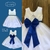 REF4193 Vestido Infantil Longo Branco com Tule e Cinto Royal Daminha Casamento Festa Florista - comprar online