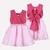 REF4141 Vestido Midi Tafeta Rosa e Pink Bailarina Infantil Festa Luxo Daminha de Honra Batizado Casamento na internet