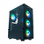 GABINETE GAMER ARMETS SOLDIER MID TOWER/ CONTROL FRONTAL/ LATERAL EM VIDRO / 4X FANS RGB C/ USB 3.0