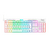 TECLADO MECANICO GAMER REDRAGON HORUS RGB SWITCH BLUE - BRANCO - K619W-RGB