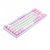TECLADO MECÂNICO GAMER REDRAGON DAKSA RAINBOW SWITCH BROWN - BRANCO - K576WP-R - CuritibaTech Informática