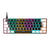 TECLADO MECÂNICO GAMER GAMDIAS AURA GK2 RGB SWITCH BROWN - PRETO E BRANCO - AURA-GK2-PT-BROWN-BW