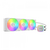 WATER COOLER GAMDIAS AURA V2 ARGB 360MM - BRANCO - AURA-GL360-V2-WH