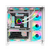 GABINETE GAMER KMEX AQUÁRIO GHOST SHARK WHITE MICRO ATX/ S/ FAN LATERAL EM VIDRO TEMPERADO - BRANCO - CG-W2J1 - comprar online