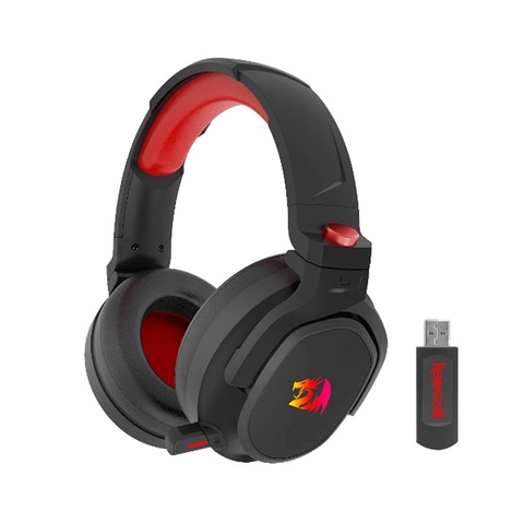 HEADSET GAMER REDRAGON NOMEN PRO WIRELESS BLUETOOTH DRIVERS 50MM 7.1 VIRTUAL SURROUND - PRETO - H838-PRO
