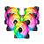 KIT COOLER FAN T-DAGGER COM 5 UNIDADES RGB - T-TGF515