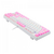 TECLADO MECÂNICO GAMER REDRAGON DAKSA RAINBOW SWITCH BROWN - BRANCO - K576WP-R - loja online