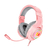 HEADSET GAMER REDRAGON HYLAS RGB DRIVERS 50MM - ROSA - H260-P