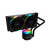 WATER COOLER PCYES SANGUE 3 FRIO ARGB BLACK VULGAN ARGB 240MM - PRETO - ARGBSF3240BR - comprar online