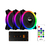 KIT COOLER FAN AIGO DARKFLASH DR12 3IN1 RGB C/ CONTROLE
