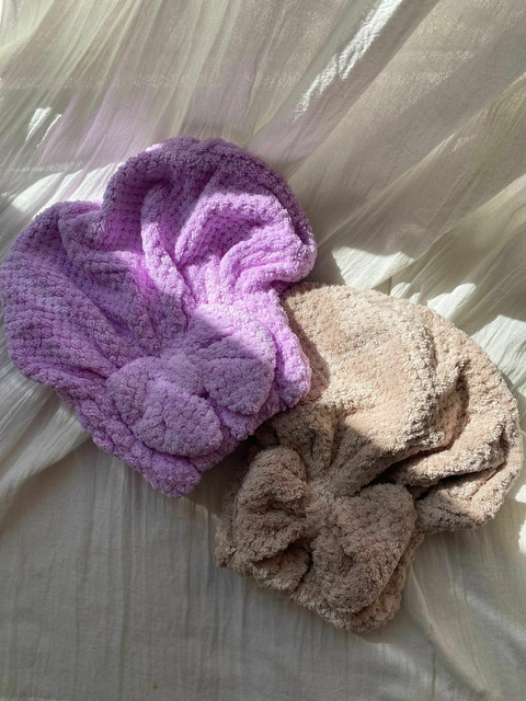 Cofia De Baño con Moño