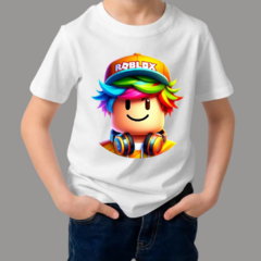 T-SHIRT - INFANTIL ROBLOX ROSTO