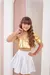 Cropped Metalizado Dourado - loja online