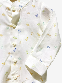 Body camisa PAPEL m/l - Aero chicos