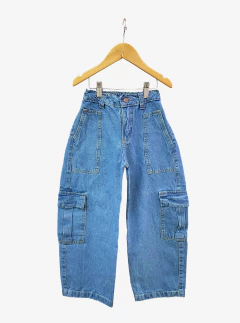 Jeans Baggy cargo LARA - comprar online
