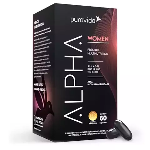 PURAVIDA | ALPHA WOMEN - 60 CÁPSULAS