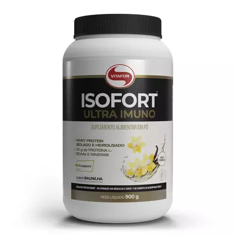 VITAFOR | ISOFORT ULTRA IMUNO - 900G - BAUNILHA