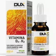 DUX | VITAMINA D3+K2 20ML - LIMÃO