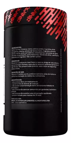 DYNA BURNER 60 TABLETES DYNAMO LABZ - comprar online