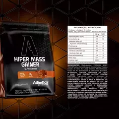 HIPER MASS GAINER CHOCOLATE 3KG ATLHETICA NUTRITION - comprar online