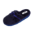 Pantufla piel con moño Azul 126/2 - comprar online