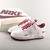 Tênis Nike Air Force 1 Low Kith Branco com Vermelho