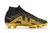 Chuteira Nike Zoom Mercurial Vapor 15 Elite Preta Com Dourado Cano Alto Campo - comprar online