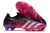 Chuteira Adidas Predator Freak .1 Low FG Rosa, Lilás e Preta Campo