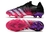 Chuteira Adidas Predator Freak .1 Low FG Rosa, Lilás e Preta Campo - Itabuna Chuteiras