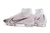 Chuteira Nike Zoom Mercurial Vapor 15 Elite Cano Branca Alto Campo na internet