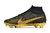 Chuteira Nike Zoom Mercurial Vapor 15 Elite Preta Com Dourado Cano Alto Campo - Itabuna Chuteiras