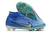 Chuteira Nike Zoom Mercurial Vapor 15 Elite Azul Cano Alto Campo