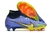 Chuteira Nike Zoom Mercurial Vapor 15 Elite Azul Cano Alto Campo