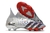 Chuteira Adidas Predator Freak .1 Low FG Prata Cano Alto Campo