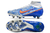 Chuteira Nike Mercurial Air Zoom 9 Elite SG-PRO Trava Mista Branca e Azul - loja online