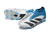 Chuteira Adidas Predator Accuracy Campo Branca e Azul