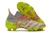 Chuteira Adidas Predator Freak .1 Low Verde Colorida Cano Alto FG Campo