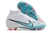 Chuteira Nike Zoom Mercurial Vapor 15 Elite Branca Cano Alto Campo