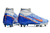 Chuteira Nike Mercurial Air Zoom 9 Elite SG-PRO Trava Mista Branca e Azul - Itabuna Chuteiras