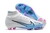 Chuteira Nike Zoom Mercurial Vapor 15 Elite Branca Cano Alto Campo