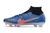 Chuteira Nike Zoom Mercurial Vapor 15 Elite Azul Cano Alto Campo - Itabuna Chuteiras