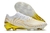 Chuteira de Campo Adidas X Speedportal Branca com Dourado