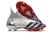 Chuteira Adidas Predator Freak .1 Low FG Prata Cano Alto Campo