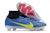 Chuteira Nike Zoom Mercurial Vapor 15 Elite Azul Cano Alto Campo